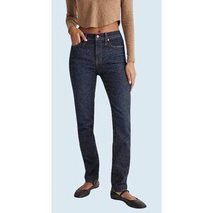 MADEWELL Mid Rise Stovepipe Dark Wash Straight Leg Jeans Size 27